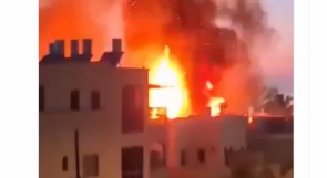 فيديو قديم لحريق في مبنى بـ "نهاريا" يعاد نشره على أنه لآثار القصف الإيراني الأخير الذي استهدف الاحتلال