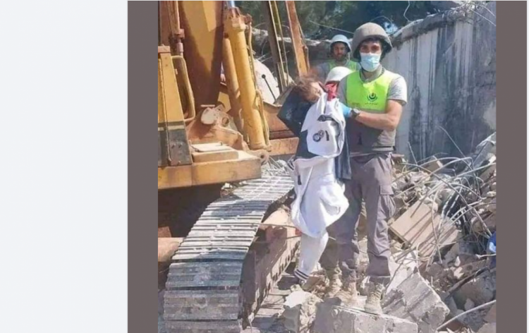 لصورة الطفلة بين الانقاض في لبنان وليست في غزة لصورة الطفلة بين الانقاض في لبنان وليست في غزة