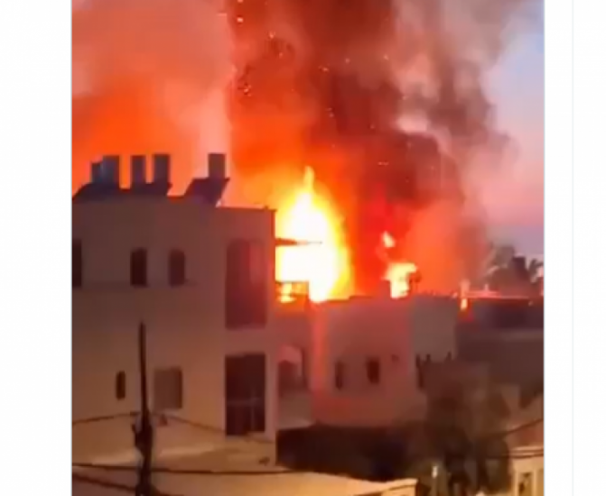 فيديو قديم لحريق في مبنى بـ "نهاريا" يعاد نشره على أنه لآثار القصف الإيراني الأخير الذي استهدف الاحتلال فيديو قديم لحريق في مبنى بـ "نهاريا" يعاد نشره على أنه لآثار القصف الإيراني الأخير الذي استهدف الاحتلال